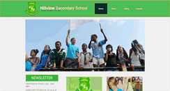 Desktop Screenshot of hillviewsecondary.co.za