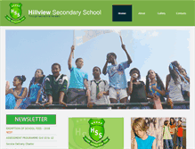 Tablet Screenshot of hillviewsecondary.co.za